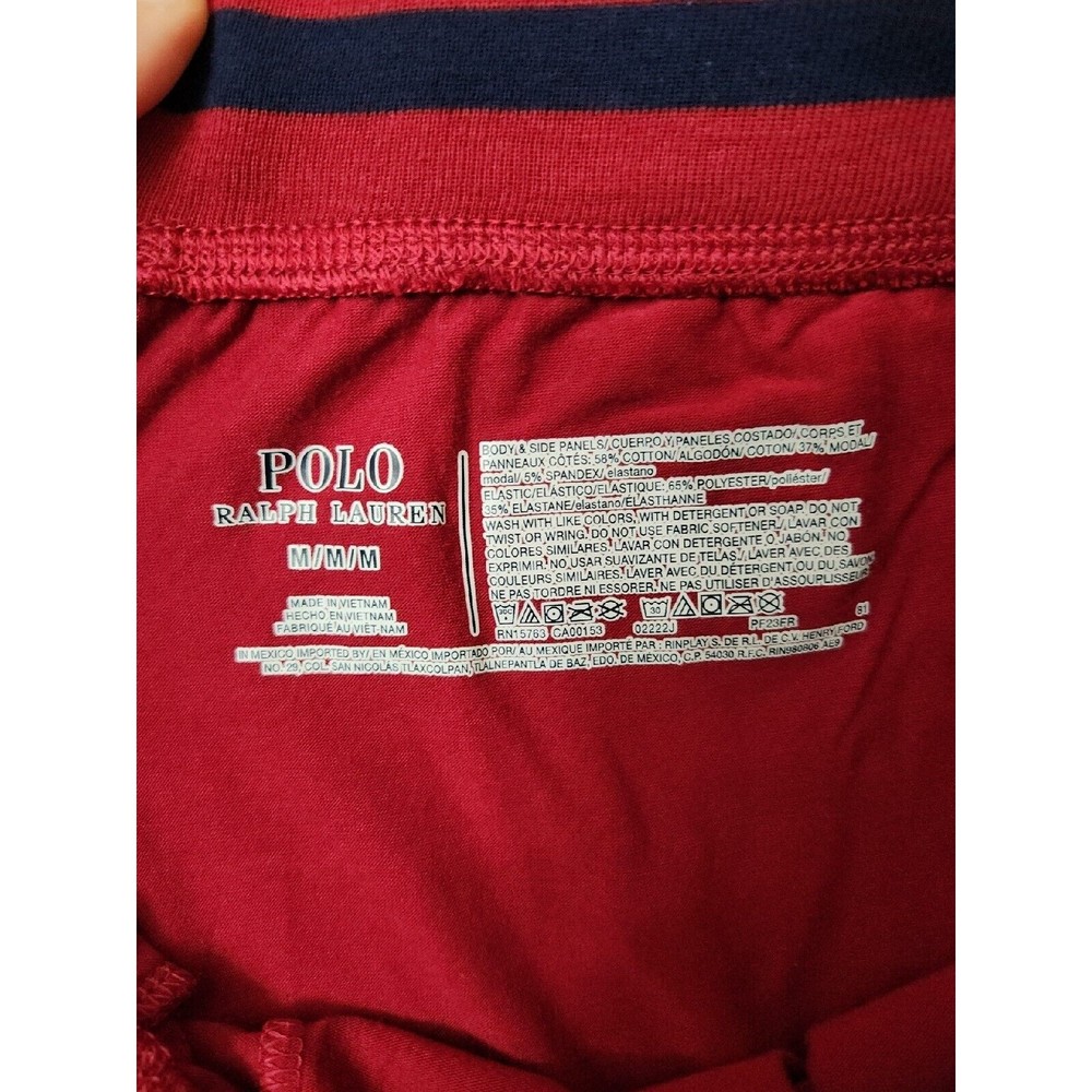 Polo Ralph Lauren Polo 67 Slim Flex Joggers Lounge Pants Mens Medium Red NEW - Picture 8 of 9
